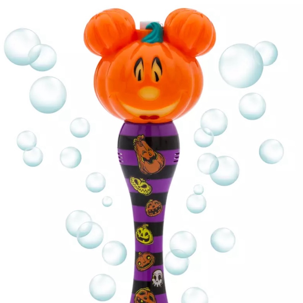 Mickey Mouse Jack-o'-Lantern Halloween Light-Up Bubble Wand